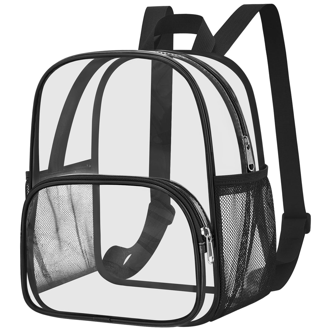 Unisex transparent everyday backpack with reinforced bottom and breathable straps Stornfield
