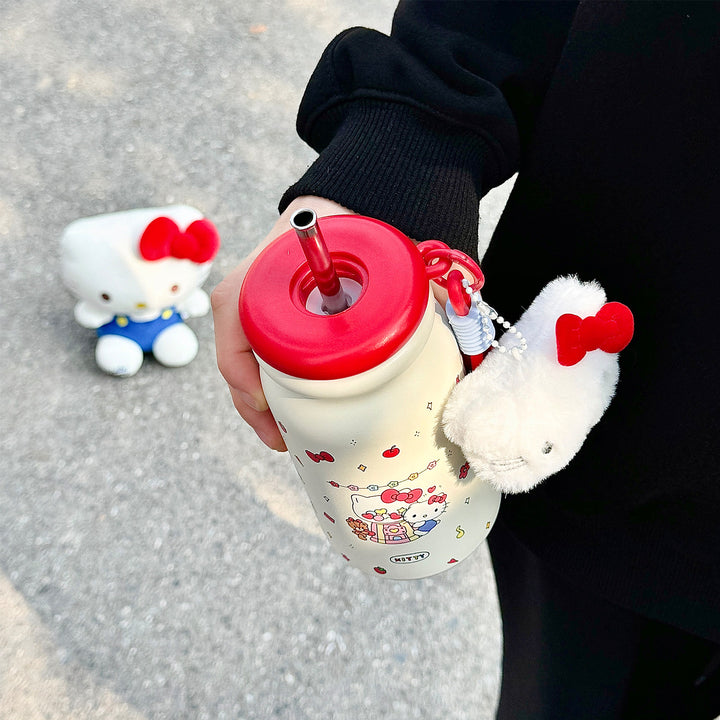 Women Creative Water Bottle with Cute Pendant Stornfield