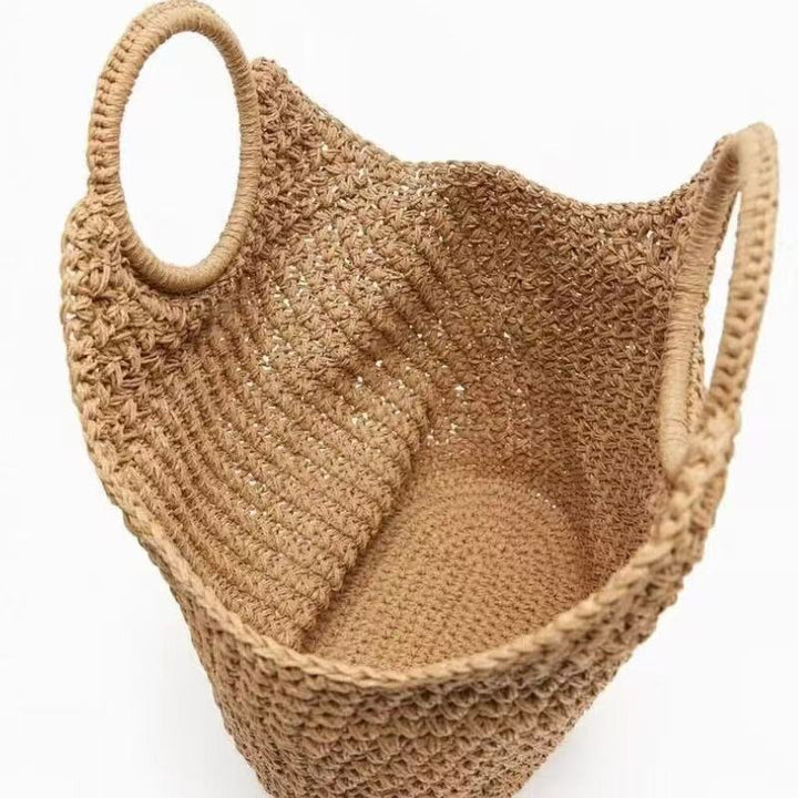 Hand-knotted tote bag with unique design Stornfield
