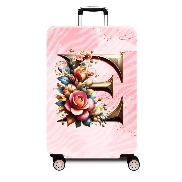 Ladies hard shell suitcase with luxurious floral design Stornfield