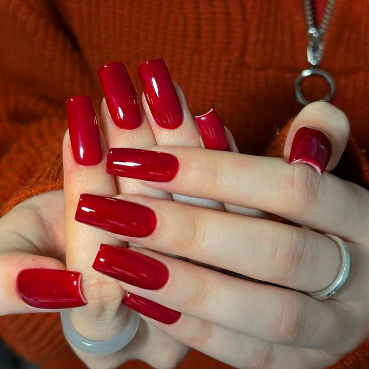 Classic Glossy Press-On Nails Stornfield