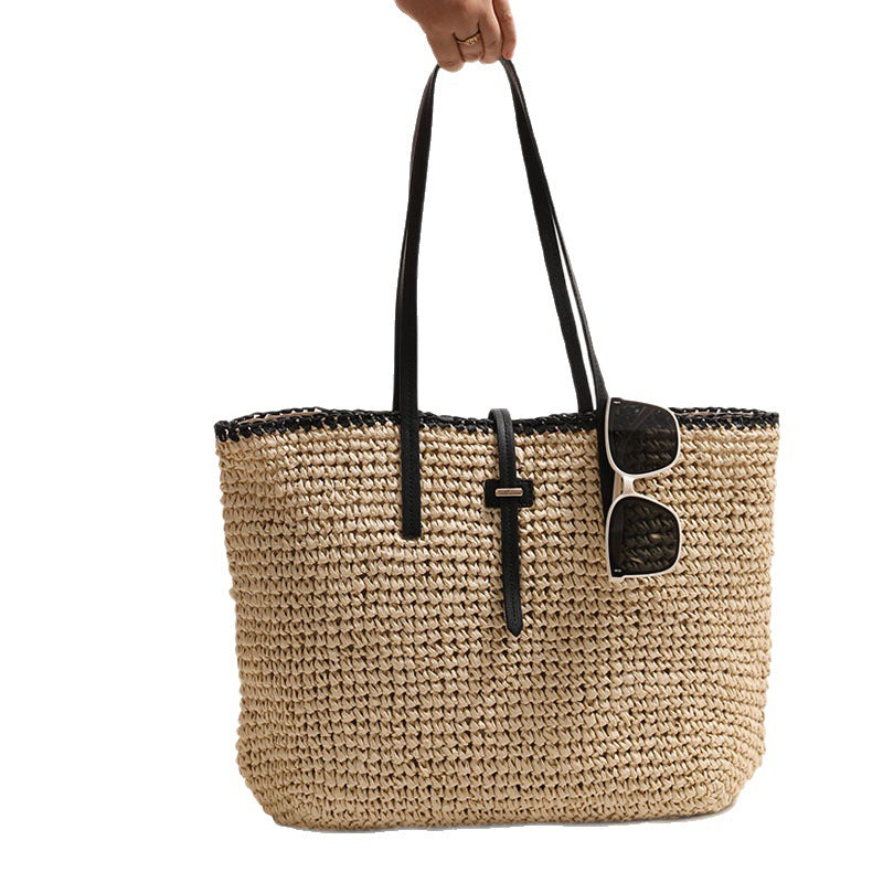 Stylish and spacious wicker bag Stornfield