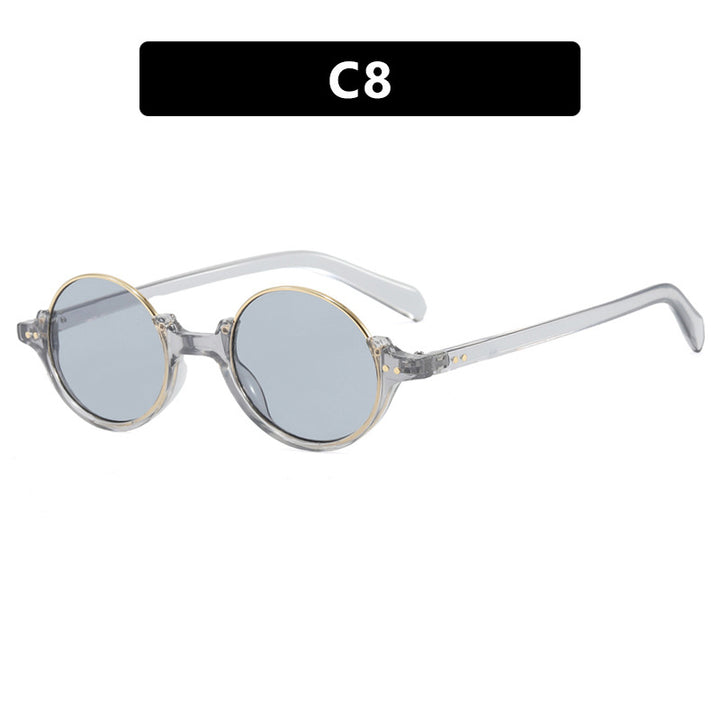 Women's round sunglasses with elegant plastic frame Stornfield