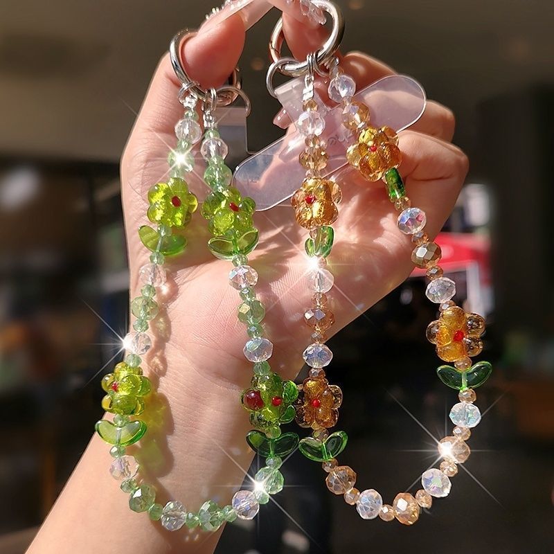 Floral Beaded Phone Lanyard Stornfield