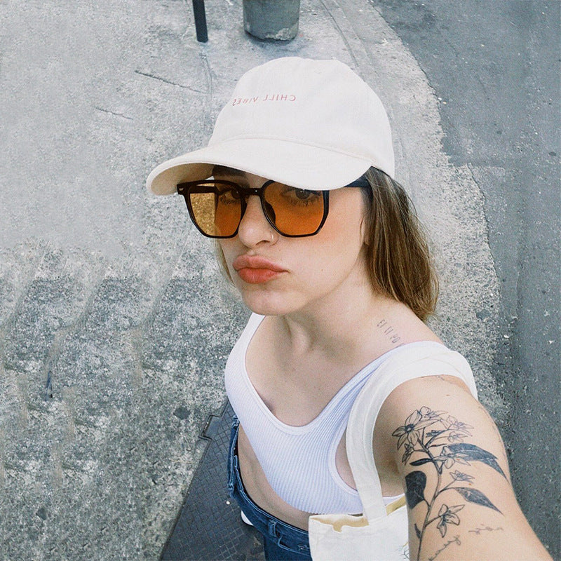 Women's fashionable transparent sunglasses in elegant hexagon design Stornfield