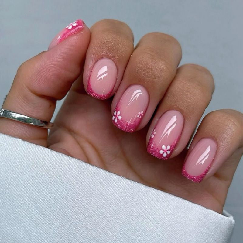 Floral Gradient Nail Art Stornfield