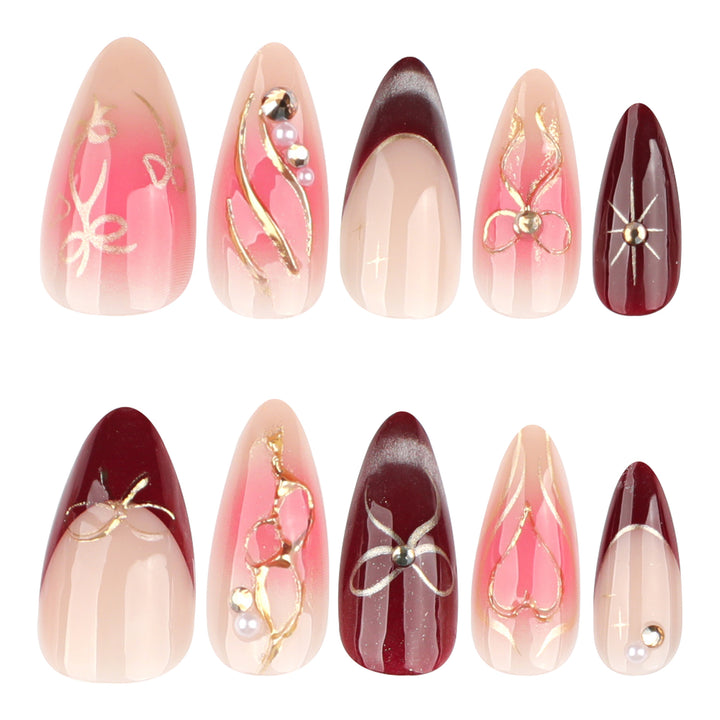 Artistic Nail Extensions with Creative Decorations Stornfield
