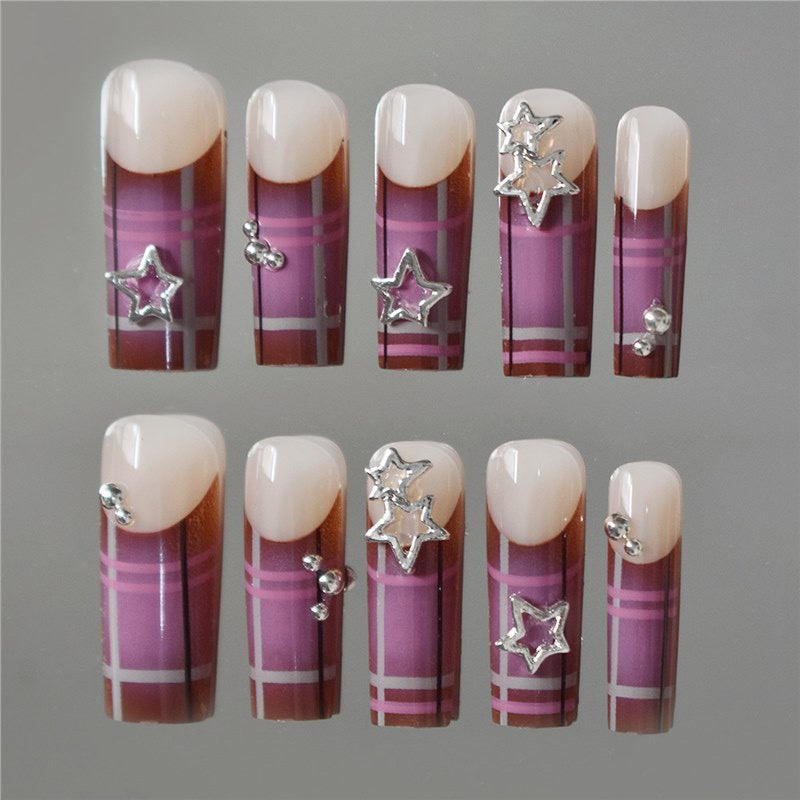 Glamorous Star-Embellished Nail Extensions Stornfield