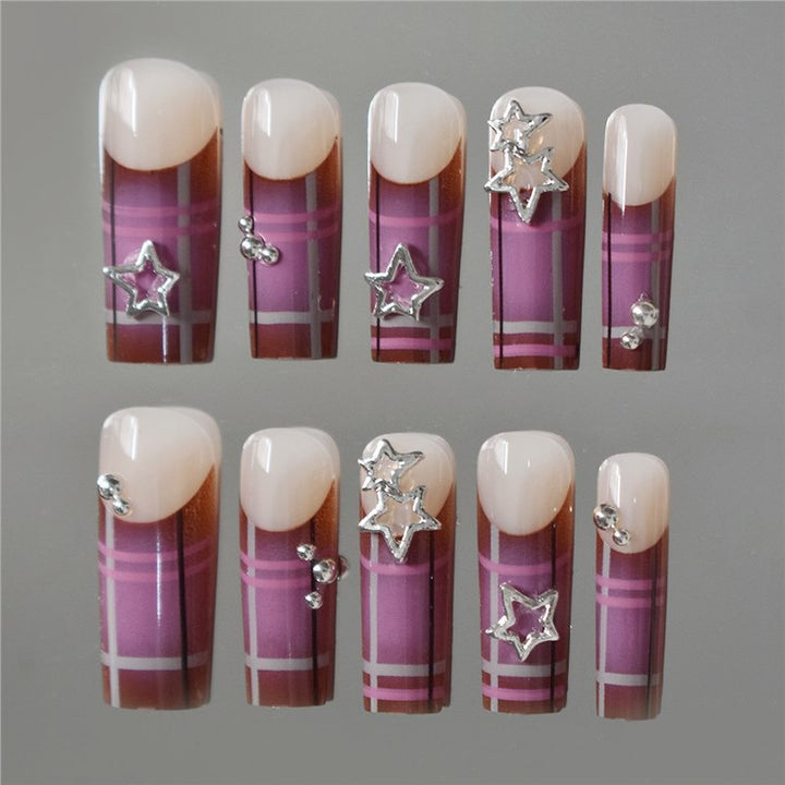 Glamorous Star-Embellished Nail Extensions Stornfield