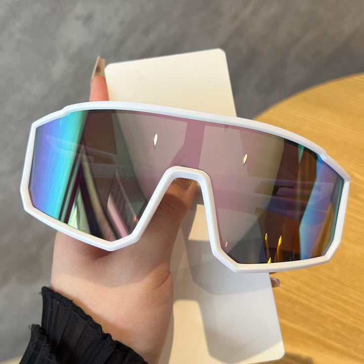 Men's Sleek Wraparound Sport Sunglasses Stornfield