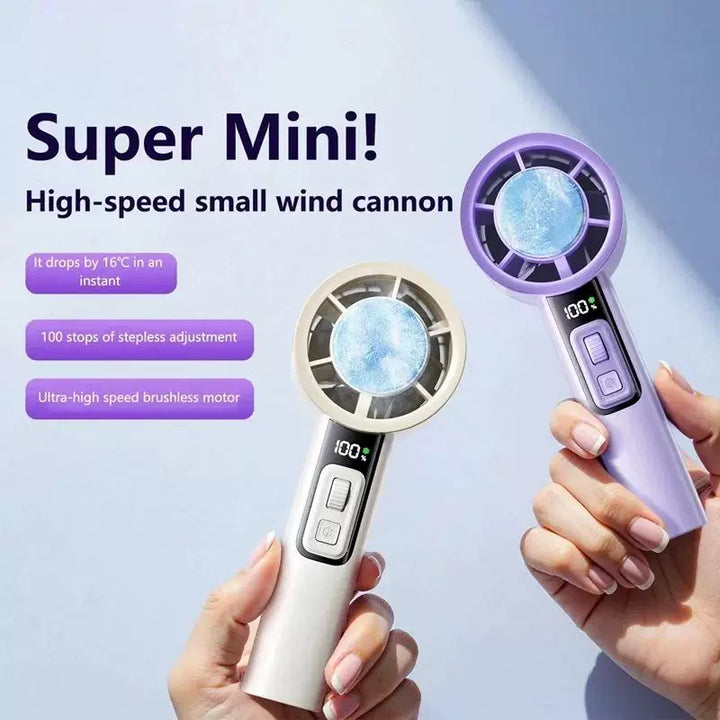 Unisex One Size Portable Personalized Thermoelectric Mini Air Cooler Fan with Smart Display and Adjustable Wind Stornfield