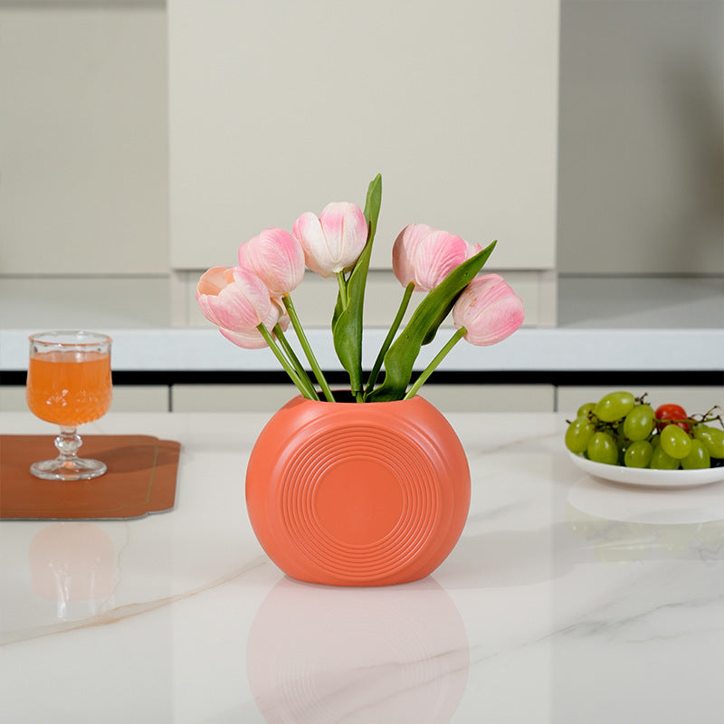 Artistic Round Decorative Planter Stornfeild