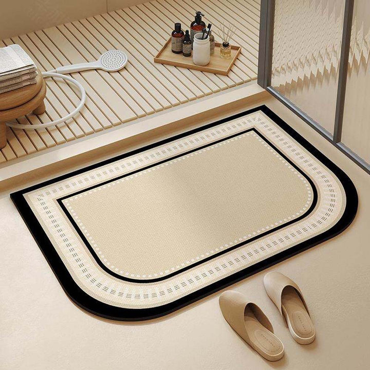 Decorative Oval Bath Mat