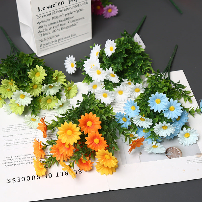 Vibrant Faux Floral Stem Arrangement