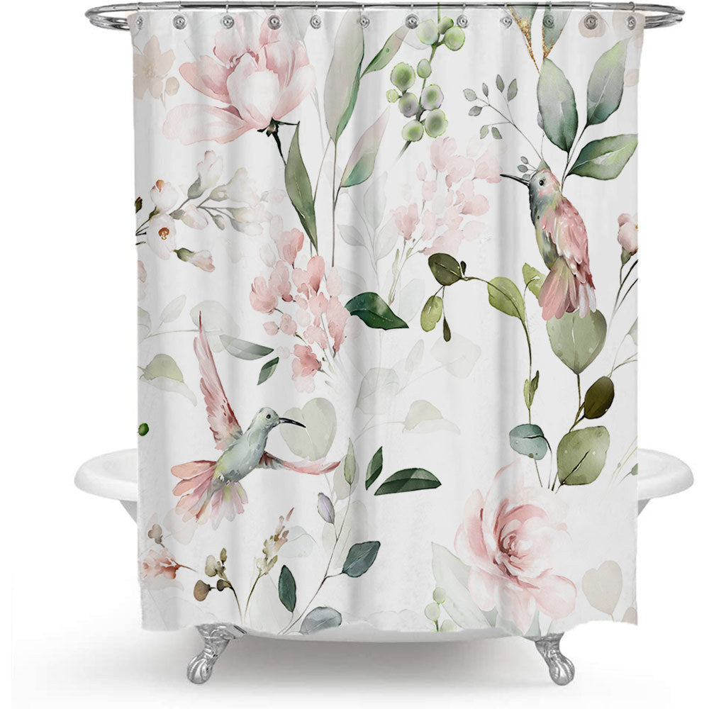 Floral Patterned Shower Curtain Stornfield
