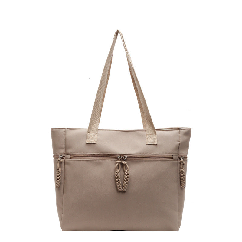 Versatile Zippered Canvas Tote Bag Stornfield