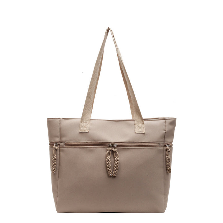 Versatile Zippered Canvas Tote Bag Stornfield