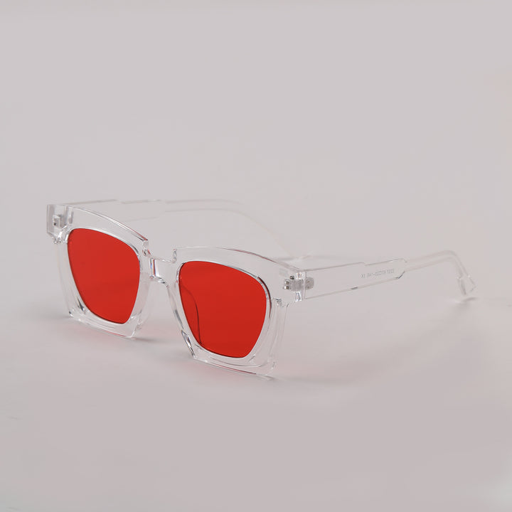 Ladies trendy geometric sunglasses with stylish square frame Stornfield