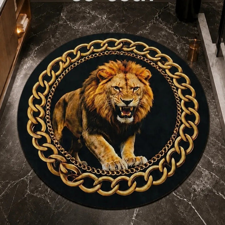 Lions Theme Decorative Floor Mat