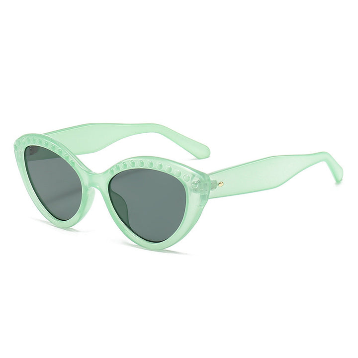 Women Cat-Eye Sunglasses with Glittering Details Stornfield