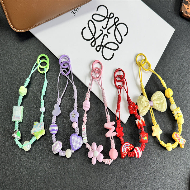 Playful Themed Bead Keychain Stornfield