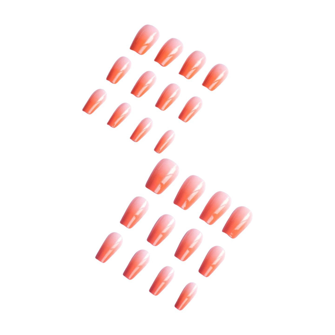 Elegant Ombre Gel Nail Extensions