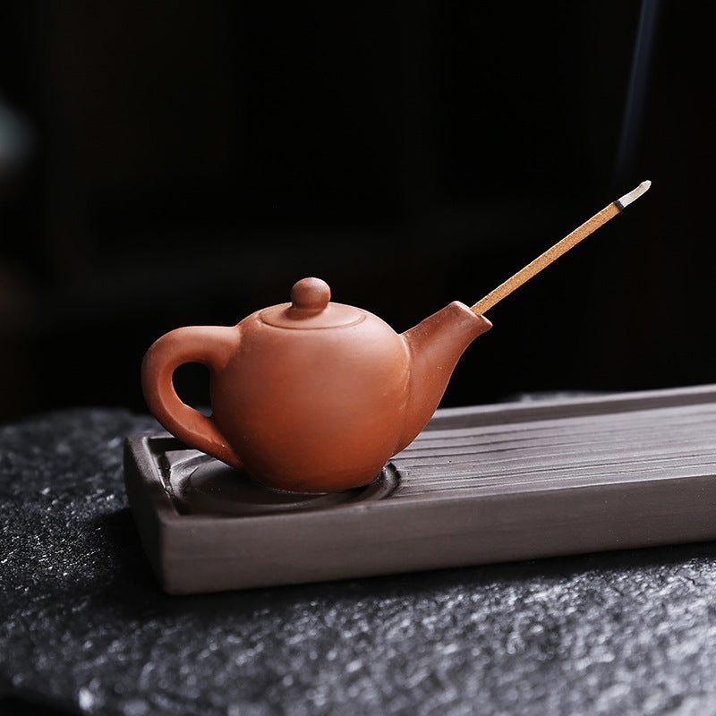 Artistic Teapot-Inspired Incense Holder
