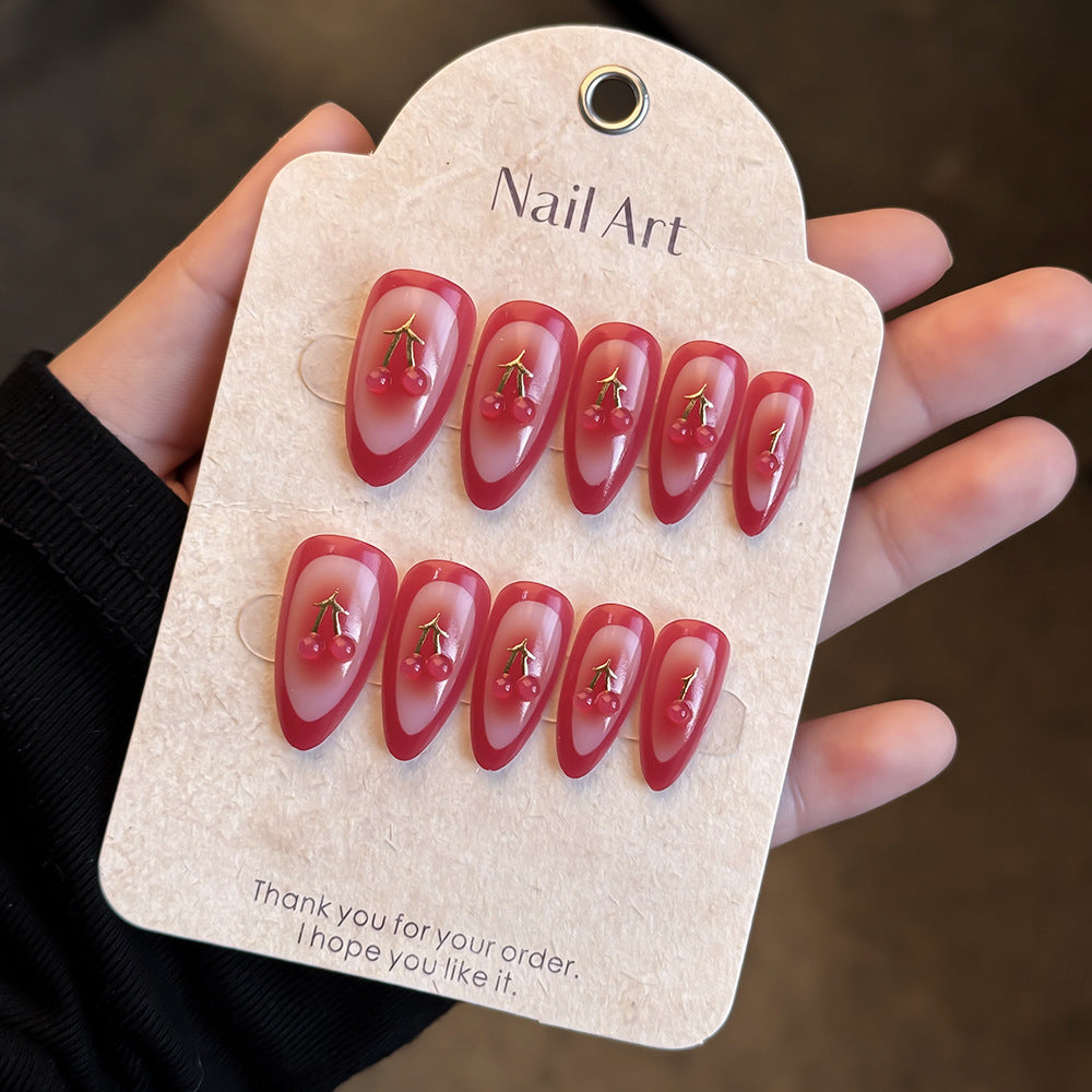 Premium Decorative Press-On Nail Set Stornfield
