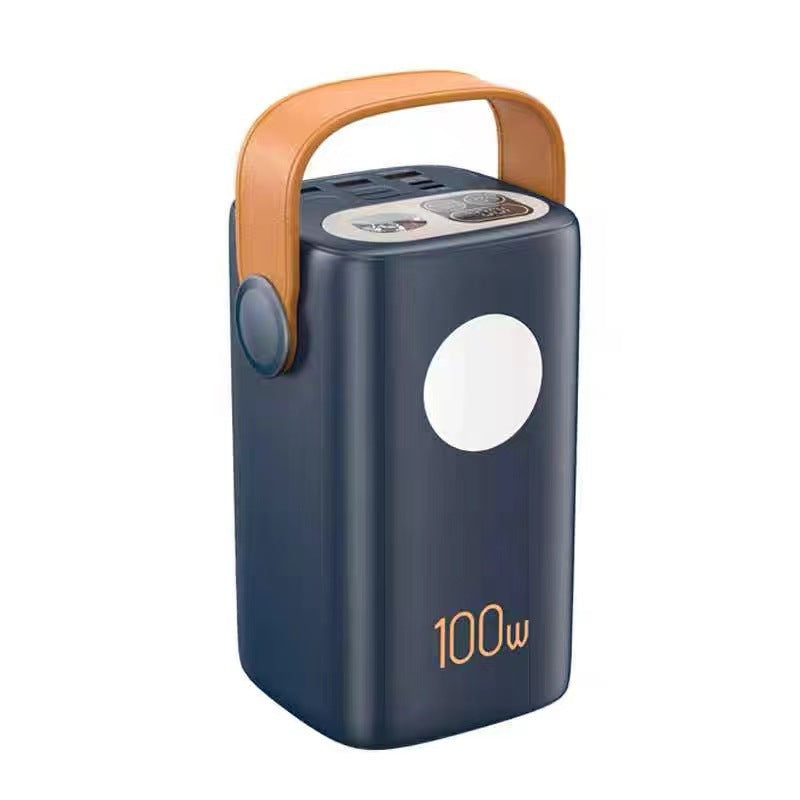 Portable power station with high power output and ergonomic carrying handle Stornfield