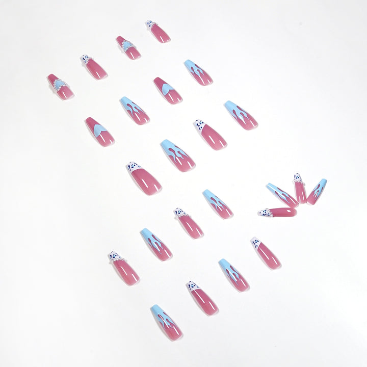 Artful stiletto nails in creative design Stornfield
