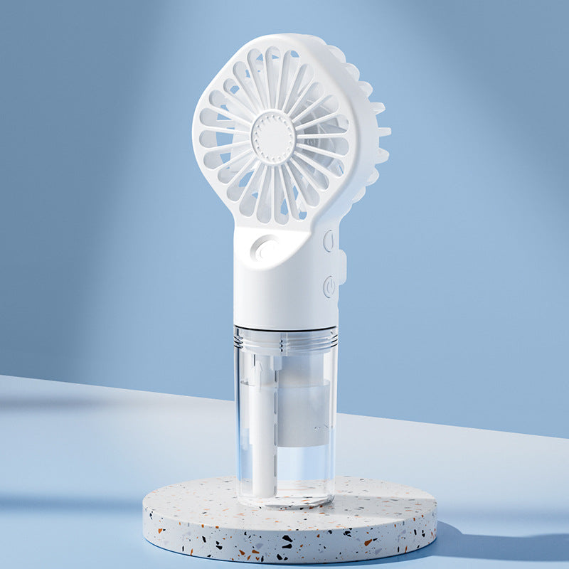 Ladies hand fan with integrated water mister Stornfield