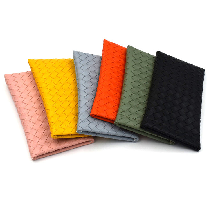 Woven Leather Clutch Wallet Stornfield
