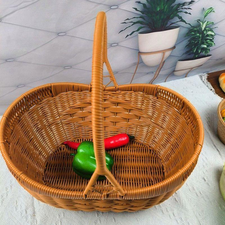 Handcrafted Woven Shopping Basket Stornfield