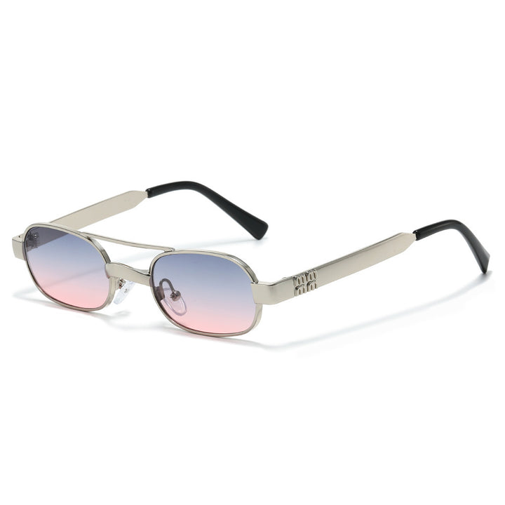 Stylish Minimalist Oval Sunglasses Stornfield
