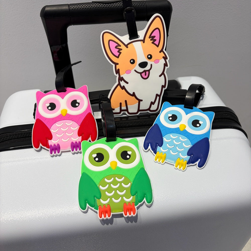 Owl-Themed Luggage Tag Stornfield