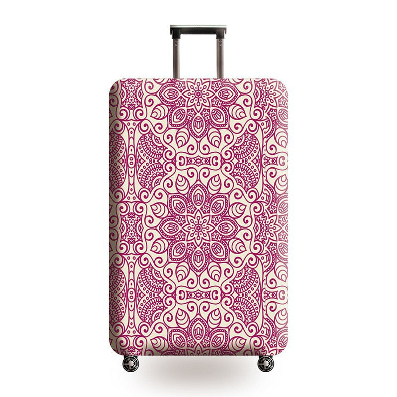 Women's Hard Shell Suitcase with Ethnic Pattern Stornfield