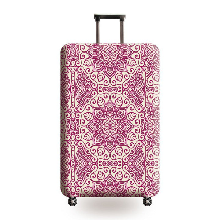 Women's Hard Shell Suitcase with Ethnic Pattern Stornfield