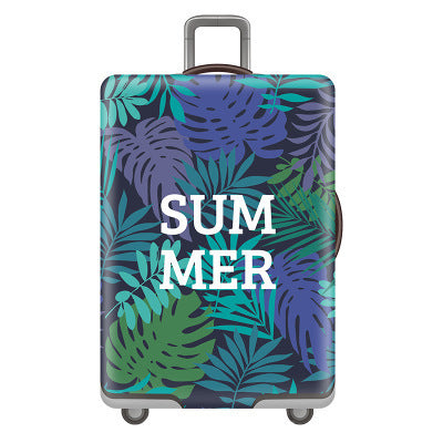 Tropical Leaf Print Hard Shell Luggage Stornfield