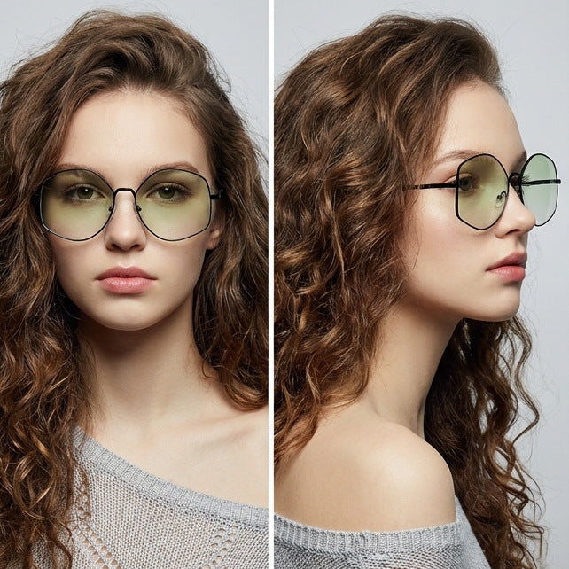 Women’s stylish sunglasses with unique octagonal frame construction Stornfield