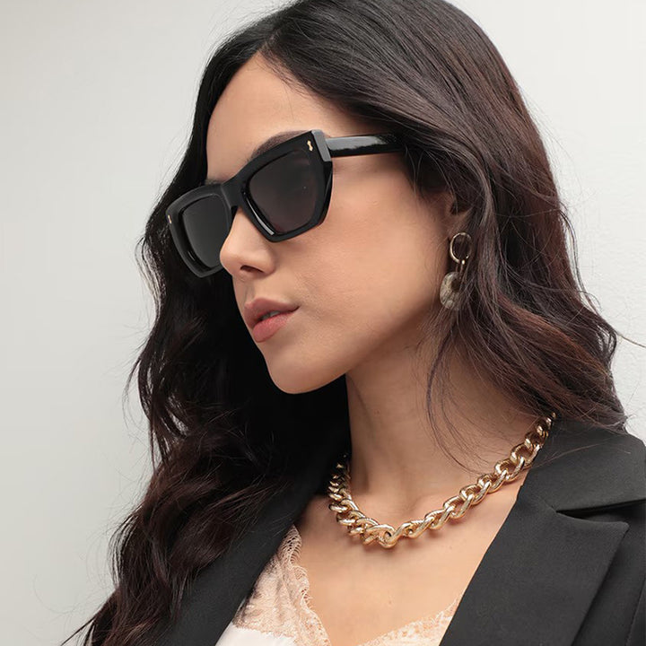 Ladies' Fashion Sunglasses with Unique Hexagonal Frame and Protective Lenses Stornfield