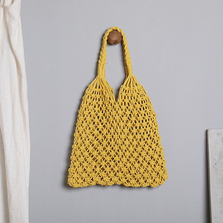 Handcrafted net shopping bag Stornfield