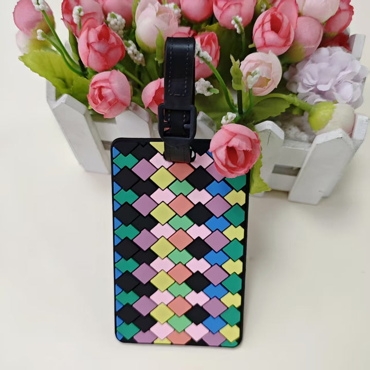 Unisex Geometric Patterned Luggage Identifier Stornfield
