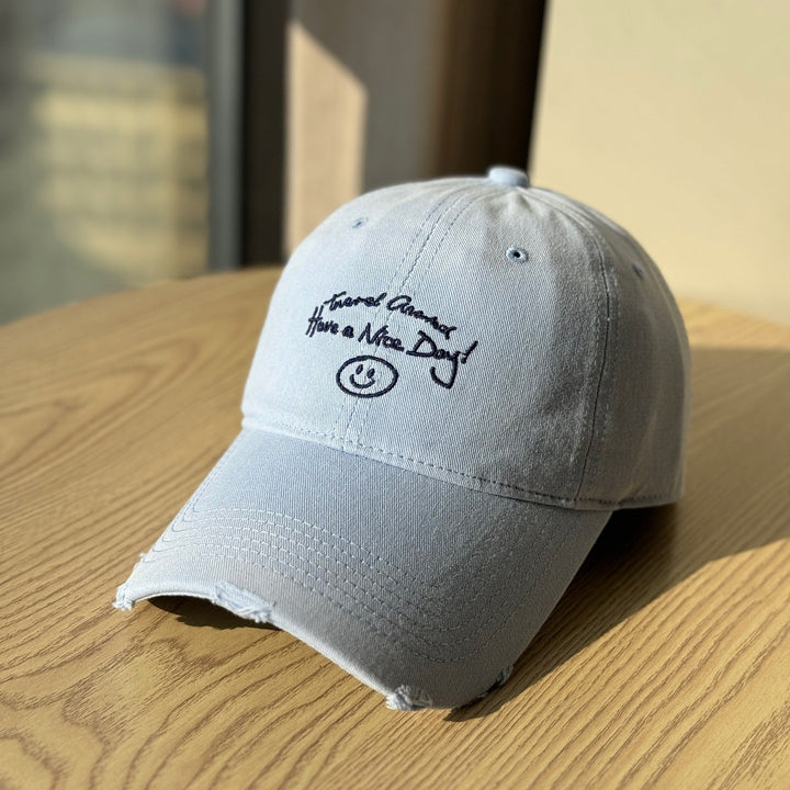 Women's Distressed Cotton Baseball Cap Stornfield 1784270914