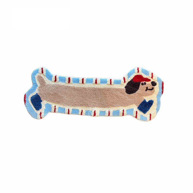 Decorative Dog Bone Shaped Stornfield Rug