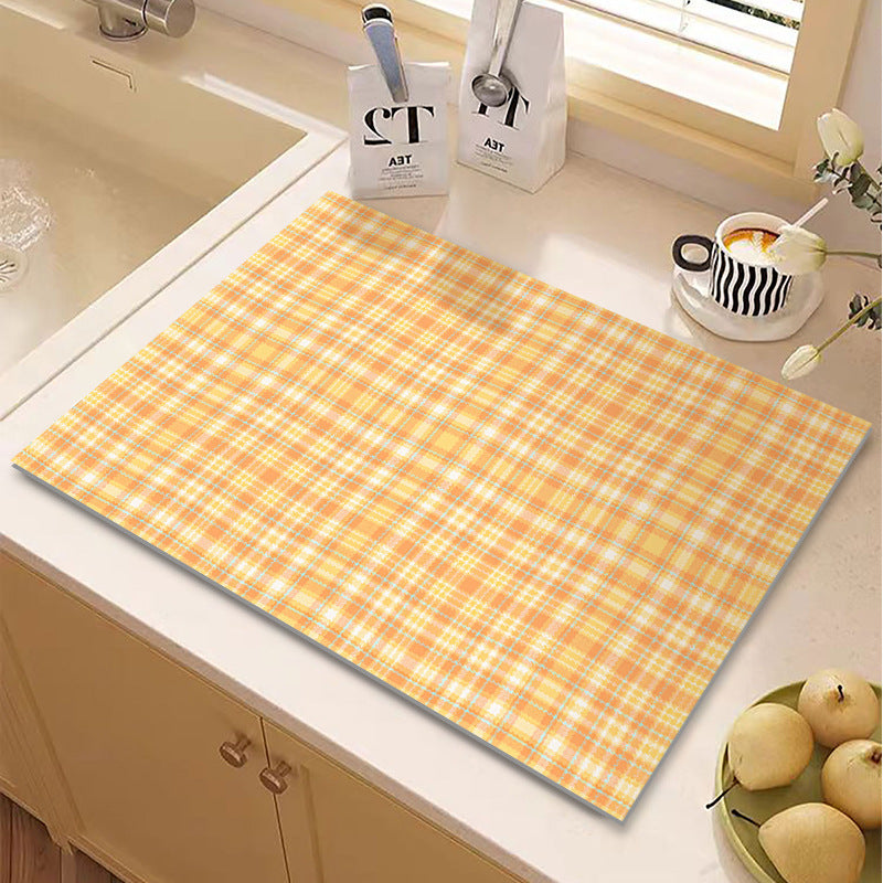 Checkered Kitchen Mat Stornfield