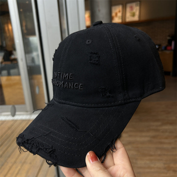 Women's Distressed Cotton Adjustable Baseball Cap Stornfield 1784084193