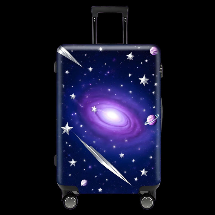 Women's Hard Shell Travel Suitcase with Eye-Catching Phrase Design Stornfield