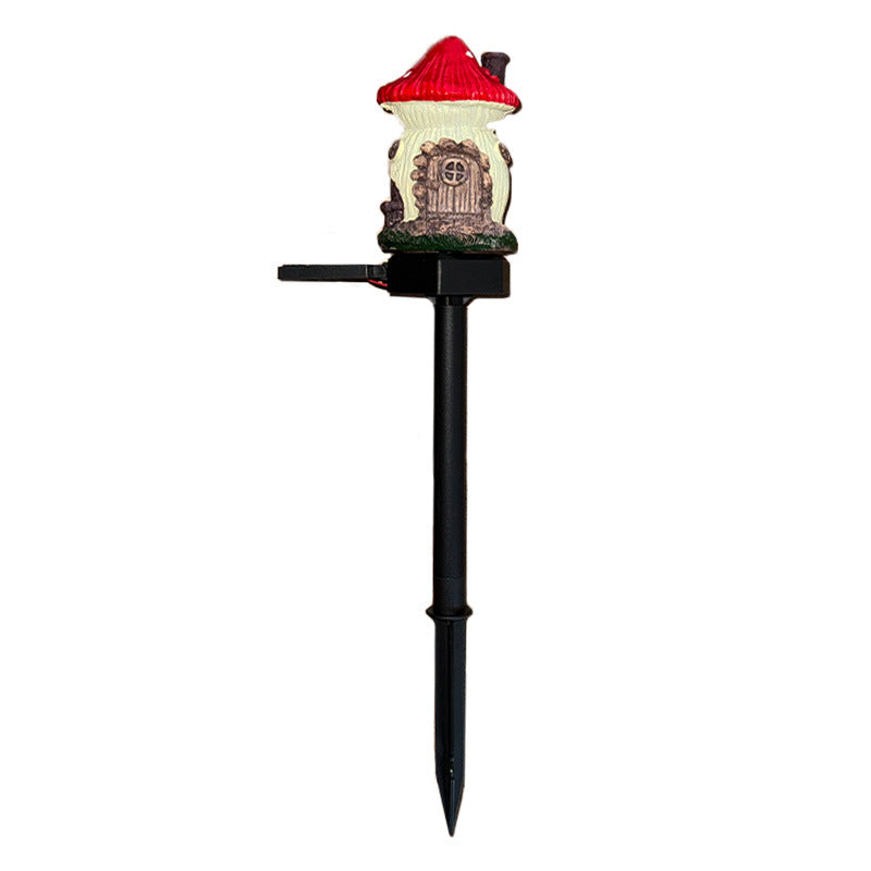 Welcoming Birdhouse Solar Pathway Stake Light With Dusk-To-Dawn Sensor Stornfield