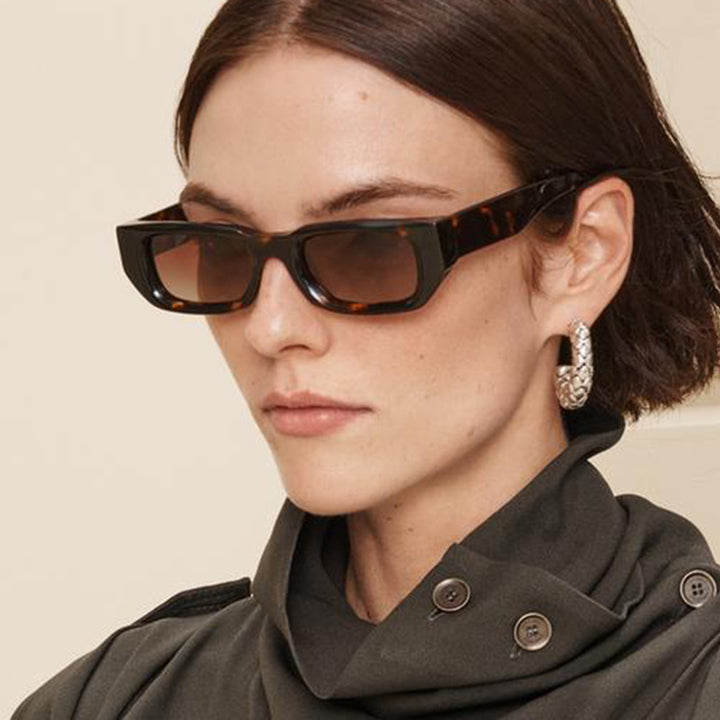 Women's fashionable sunglasses with innovative, transparent frame and polarized lenses Stornfield