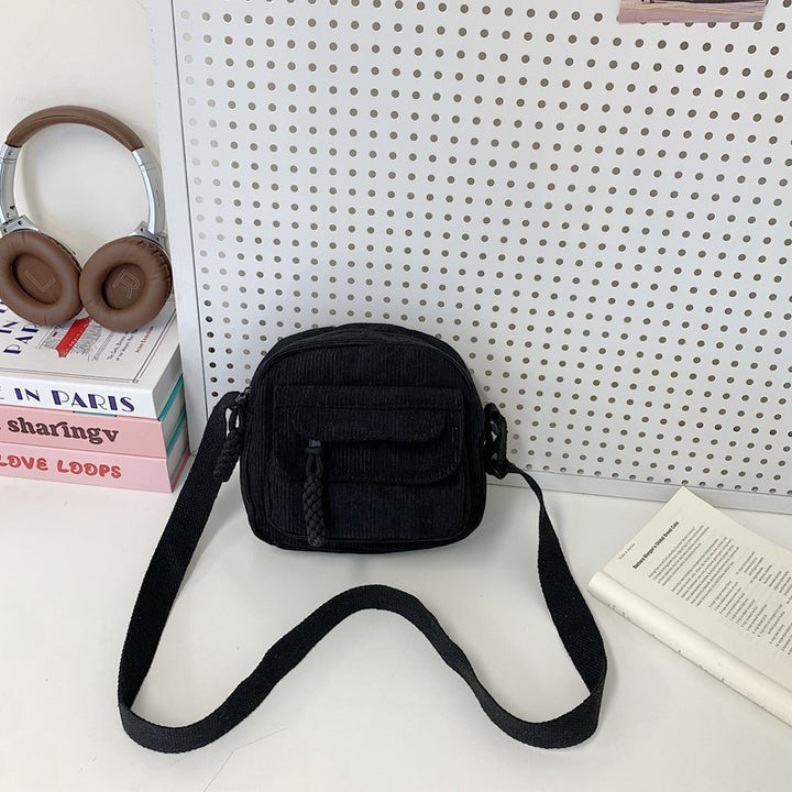 Compact Corduroy Crossbody Bag Stornfield
